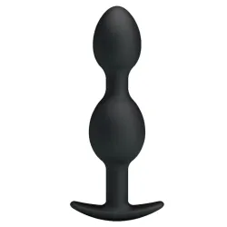 Pretty Love Double Heavy Balls Silicone Butt Plug 12.5 x 3.3 cm